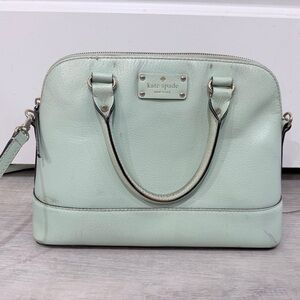 Kate Spade Mint Green Leather Satchel